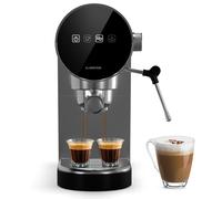 Furore - Macchina per caffè espresso, acciaio inox, compatta, 20 bar, display digitale, 2 tazze