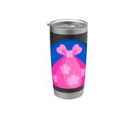 Furoshiki - Panno da imballaggio giapponese Bicchiere termico in acciaio inox doppia parete