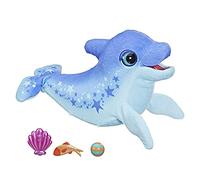 furReal Dazzlin' Dimples My Playful Dolphin, 80+ suoni e reazioni, giocattolo interattivo per animali domestici, giocattolo animatronico, dai 4 anni in su