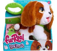 Just Play Peluche interattivo di Cavalier King Charles Spaniel furReal Poop-a-Lots, cucciolo di peluche che cammina da 20,3 cm, giocattoli per bambini dai 4 anni
