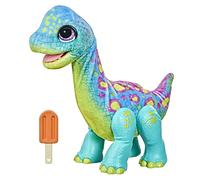 furReal Snackin’ Sam the Bronto, giocattolo Interactive Animatronic Plush, bambini dai 4 anni in su