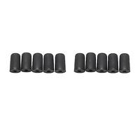 FURREN 10 Pz Cello Endpin Tip Protector Gomma Violoncello Caso Pin Coda Mat Punta del Tappo di Protezione Antiscivolo per Parti Cello A Corda Violino