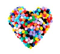 FURREN 2000 Pezzi Pon Pon Colorati Piccoli Mini Pom Pom Colorati per Lavoretti Palline Pompon per Fai Da Te Artigianato Ponpon Decorativi Ponpon Pelosi 1cm per Bricolage e Forniture per Hobby