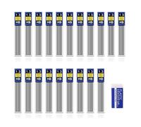 FURREN 240 Pezzi Mine 1.3 mm Hb Ricariche Mine Matita Micromine di Ricarica PortamineRicariche di Ricambio e 1 Gomma Ricariche Automatiche di Ricambio per Matita,Casa Scuola Ufficio Abbozzo
