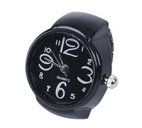 FURREN Anello anello orologio rotondo in metallo al quarzo, unisex, 22 mm, Multicolore, Cinghia