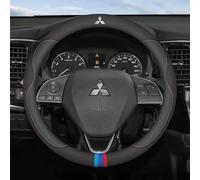 FURREN Coprivolante per Mitsubishi L200, Traspirante e Antiscivolo, Copertura Protettiva per Il Volante Dell'auto Coprivolante del Volante Accessori Interni,A