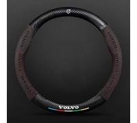 FURREN Coprivolante per Volvo V40 V50 V60 V70 V90, Traspirante e Antiscivolo, Copertura Protettiva per Il Volante Dell'auto Coprivolante del Volante Accessori Interni,C