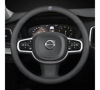 FURREN Coprivolante per Volvo V60, Traspirante e Antiscivolo, Copertura Protettiva per Il Volante Dell'auto Coprivolante del Volante Accessori Interni,A
