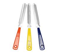 FURREN Lima di noci di Ukulelelé 3 pezzi strumento di riparazione per chitarra estrattore di lime per Ukulelelé Banjo Mandolina Basso
