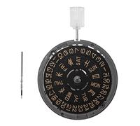 FURREN Movimento NH36 3.8 Corona Posizione Meccanica Orologio Pezzi di Ricambio Accessori Orologio Movimento per Diver's Mod Sub 24 Jewels, Nero