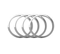 FURREN per Qashqai J11 2014-2018 Cromo Forma di Auto Anello Adesivo Telaio Interno Altoparlante Copertura Auto Pezzi