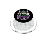 Furries Vogliamo Essere Diverso Peloso Fandom Anthro Stile PopSockets PopGrip per MagSafe