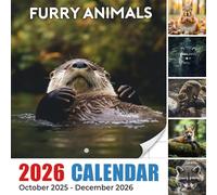 Furry Animals Calendar 2026: A Year of Cozy and Cute Creatures in Focus | Kalender Calendario Calendrier