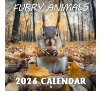 Furry Animals Calendar 2026: A Year of Cozy and Cute Creatures in Focus | Kalender Calendario Calendrier