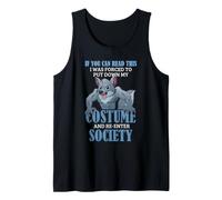 Furry Fandom Wolf Costume Meme Leggi Questo Reenter Society Ora Canotta