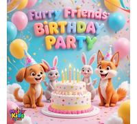 Furry Friends’ Birthday Party: A Fun Coloring Book: Color, Celebrate, and Have Fun with Adorable Animals!