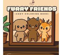 Furry Friends: Cozy coloring book