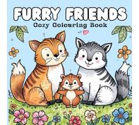 Furry Friends: Cozy Colouring Book for Kids and Adults