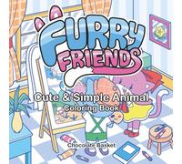 Furry Friends: Cute & Simple Animal Coloring Book