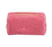 Furry Makeup Bag - Plush 19x9x9cm | Large Capacity Toiletry And Cosmetic Organizer Pouch | Makeup Tools Holder For Women, Girlfriend, Wife Travel And Daily Use