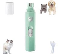 Furrybasics Silent Paw Pro, Furry Basics Paw Trimmer, Furrybasics Pet Electric Clippers, Electric Pet Nail Trimmer, Waterproof & Easy to Clean, Prevents Accidental Nicks (Green)
