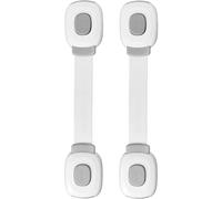 Fursafe&Q Serrature per armadietti per bambini, a prova di bambino, con cinghia di sicurezza adesiva per cassetti, frigoriferi, forni e WC, senza trapano, multiuso, per mobili e cucina, confezione da