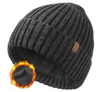 FURTALK Beanie Hat Uomini Donne Cappelli Invernali Foderati in Pile Cappello Termico Caldo Cappello a Maglia Cuffed Beanie Unisex Plain Skull cap