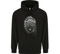 Furtivo Jaguar Wild Gatti Leone Tigre Bambini Felpa con Cappuccio