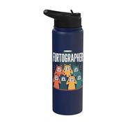 Furtographer Gatti Con Telecamere Stainless Steel Insulated Water Bottle