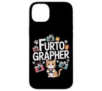 Furtographer - Macchina fotografica a forma di gatto Custodia per iPhone 14 Plus