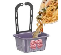 Furtryvl Cestino raccogli alimenti per lavello - Organizer per lavello montato su rubinetto, contenitore filtrante per riso, frutta, carne, sapone, cucina in appartamento e bagno