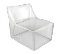 Furtryvl Grande copertura per pouf a sacco, grande, trasparente, per bambini, riutilizzabile, in peluche, per adulti e bambini, decorazione per la stanza, divano, pavimento, lettura e