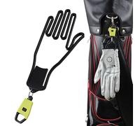 Furtryvl Supporto per guanti da golf, con portachiavi, supporto universale per asciugatura, clip per guanti da golf, per attività all'aperto, casa, interni, pratica in cortile, sport, competizione