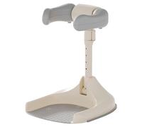 Furtryvl Supporto regolabile per baby shower con base antiscivolo, supporto per baby shower, torre da bagno abbraccio per stare in piedi, supporto per doccia per bambini da 6 a 18, sedile
