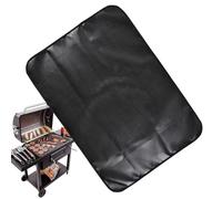Furtryvl Tappetino per grill, double face, resistente al fuoco, impermeabile, resistente al calore, protezione per patio, balcone, picnic, campeggio, esterno