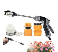 Furtryvl Ugello per tubo da giardino, spruzzatore ad alta pressione per tubo 'acqua, controllo preciso della valvola, spruzzatore leggero per pulizia esterna, lavaggio irrigazione prato