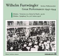 FURTWANGLER, WILHELM - BRAHMS:VARIATIONS OF .. -