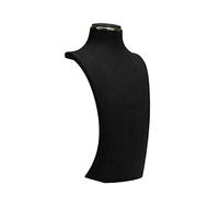 FURUIM2024M Portagioie nero per collane, supporto per catena, espositore per esposizione di manichini, busto, organizzazione domestica, supporto per gioielli per collane e gioielli (medio)