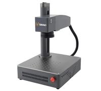 Furvveerr Incisore Laser a Fibra,Tavolo Macchina per Incisione Laser a Fibra 20W,110 * 110MM,Tipo Desktop,Focus Automatico,Per Ferro,Acciaio,Rame,Alluminio e Altri Metalli