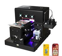 Furvveerr Stampante A4 UV Multifunzione a Getto D'inchiostro Semiautomatico Stampanti 16.5x30CM Flatbed Colori Inkjet Laser A4 Piccola Stampa UV Stampa per PVC,Cuoio,Metallo,Legno