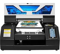 Furvveerr Stampante Inkjet Multifunzione Automatico Stampante A3 UV DTG Flatbed UV19 Colori Stampanti a Getto D’inchiostro e Laser per Bottiglie,PVC,Legno,Vestiti,Delle Custodia del Telefono Stampa