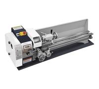 Furvveerr Tornio per Metallo 220MMx750MM 1200W Tornio Metallo,Metallo Ingranaggio,Motore Senza Spazzole,Velocità Variabile 0-3000 RPM,Tornio per Metalli per Filettatura/Tornitura/Foratura