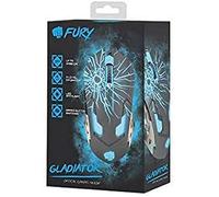 FURY Gladiator - Raton Gaming USB, 3200 dpi, Aceleración 8G, Optico, Retroiluminado, liviano