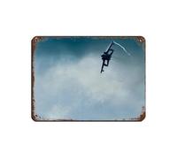 Fury GR4 - Targa in metallo vintage con aereo da combattimento, decorazione artistica da parete per pub, club, caffetterie, bar, decorazione artistica da parete in stile retrò, 30 x 40 cm