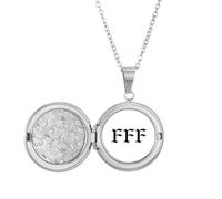 Fury of Single Art Deco Fashion Medaglione Collana Tenere Immagine Gioielli Regalo di Compleanno