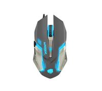FURY Warrior - Raton Gaming USB, 3200 dpi, Aceleración 8G, Optico, Retroiluminado, liviano