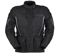 Furygan 3 in 1 Breve Giacca Moto, Nero-Grigio, XXXXL Uomo