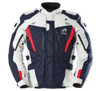 Furygan Apalaches Evo, giacca tessile impermeabile S male Blu Scuro/Grigio Chiaro/Rosso