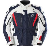 Furygan Apalaches Evo Giacca tessile da moto, bianco-rosso-blu, taglia 4XL per maschi