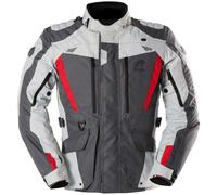 Furygan Apalaches Evo Giacca tessile da moto, grigio/bianco/rosso, Taglia L